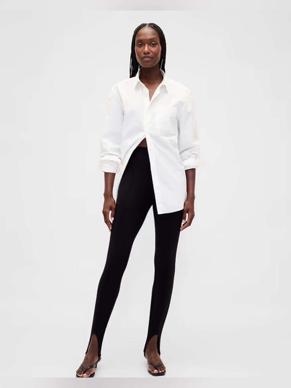 Gap Women’s Black Stirrup Pants XL NWT - Picture 3 of 6